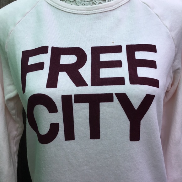 Freecity Woman S Small Top Sweatshirt Powder Pink - Picture 10 of 12